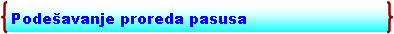 Double Brace: Podeavanje proreda pasusa